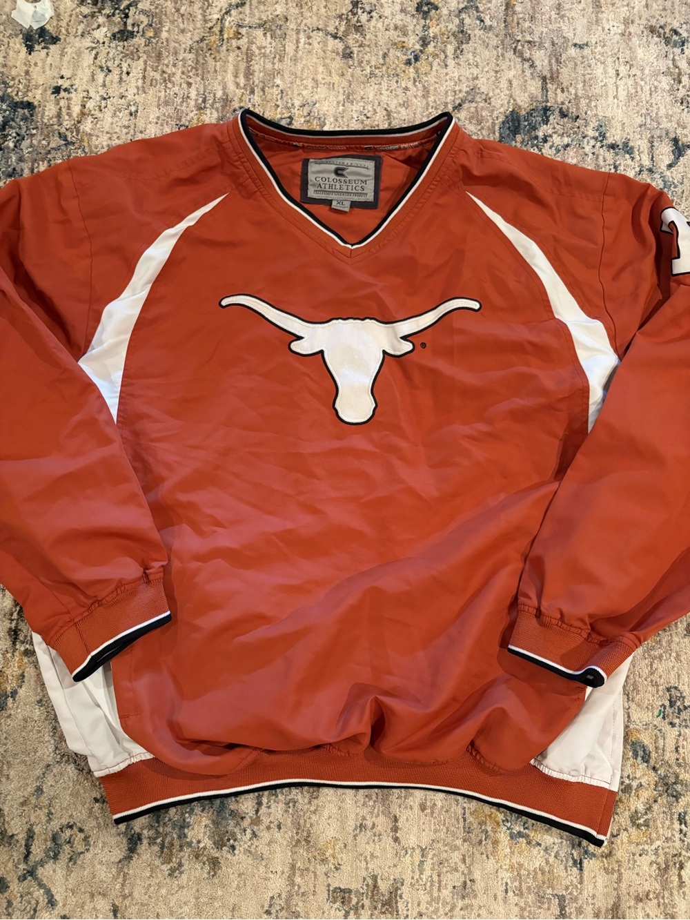Vintage Texas Longhorns Colosseum Athletics Pullover Windbreaker Jacket Size XL
